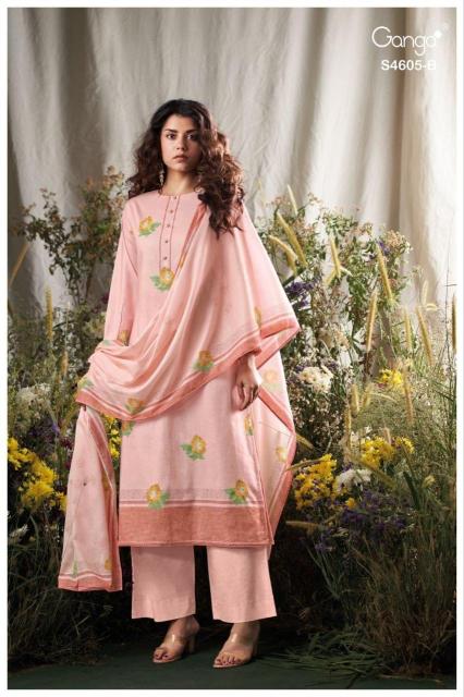 Ganga erixa 4605 dress materials wholesale amazon